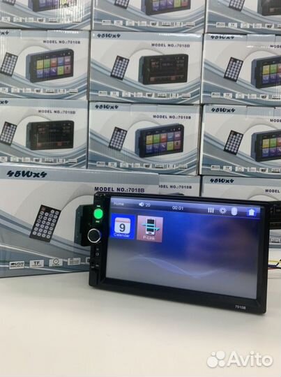 Магнитола 2din 7019B блютуз на любое авто (новая)
