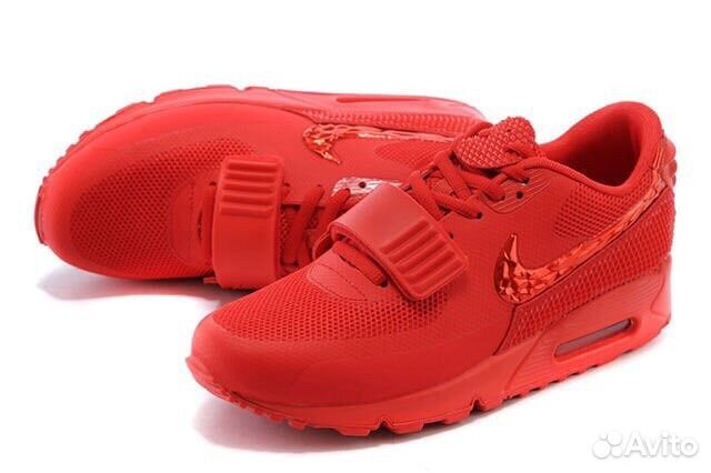 Nike air max yeezy red best sale