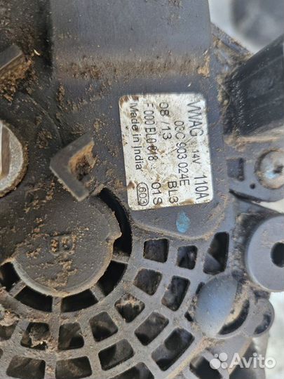 Генератор Volkswagen Polo 5 1.6 CFN 2013