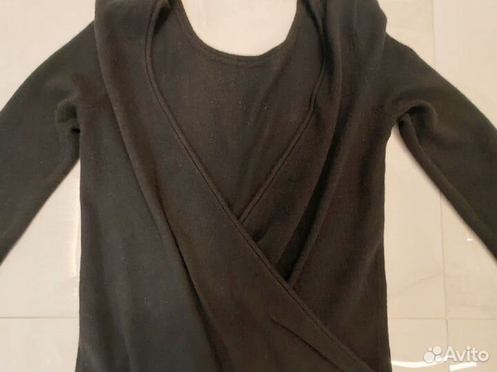 Свитер из Кашмира с открытой спиной, lразмер