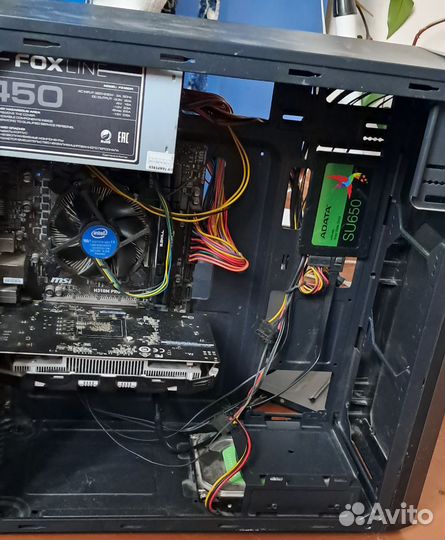 Игровой системный блок gtx 1050 Intel gold g5400