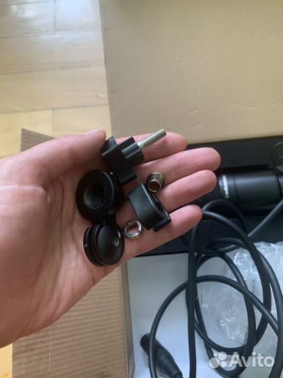 Микрофон Audio technica AT2020 от певицы как новый
