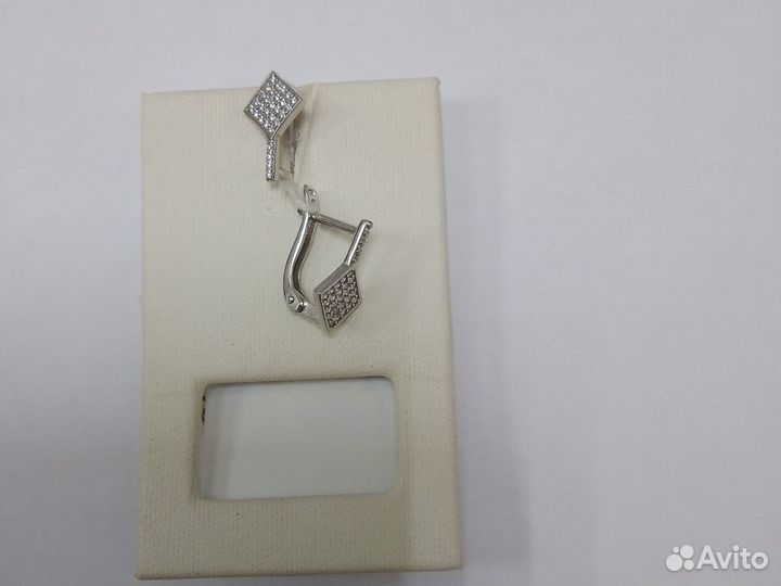 Серебряные серьги проба 925 Арт.007385760124