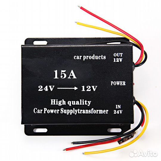 Инвертер с 24 на 12 вольт 20А