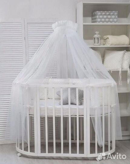 Балдахин и держатель для кроватки