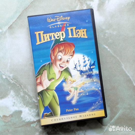 Видеокассеты Питер Пэн Лило и Стич Олененок Рудоль