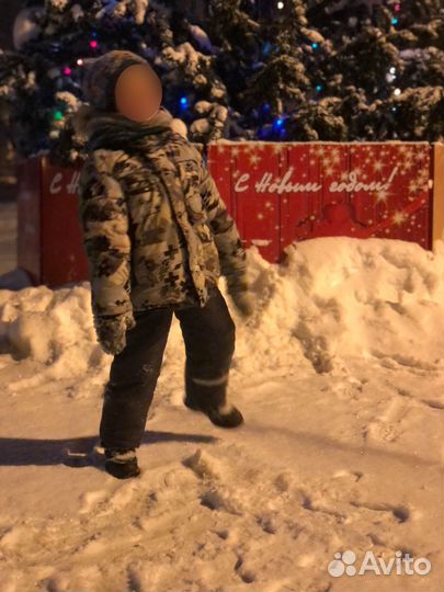 Зимний костюм для мальчика 110