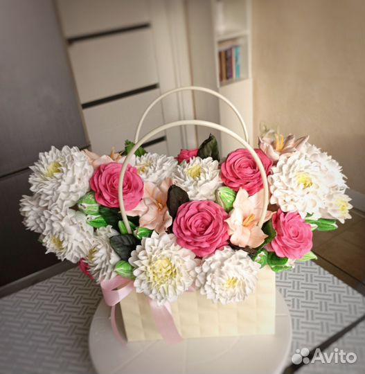 Букет зефирный