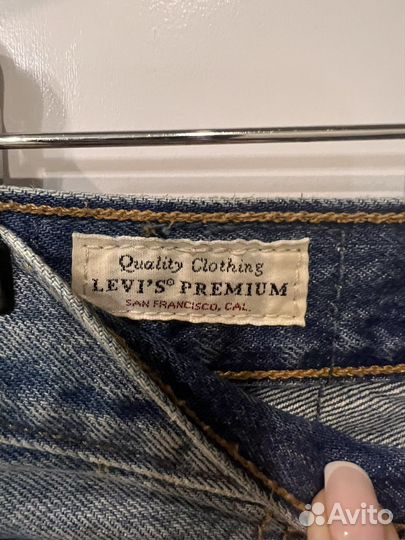 Джинсовая юбка levis