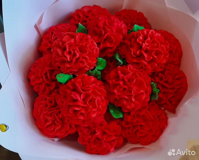 Цветы из зефира, букеты, зефирные вкусности