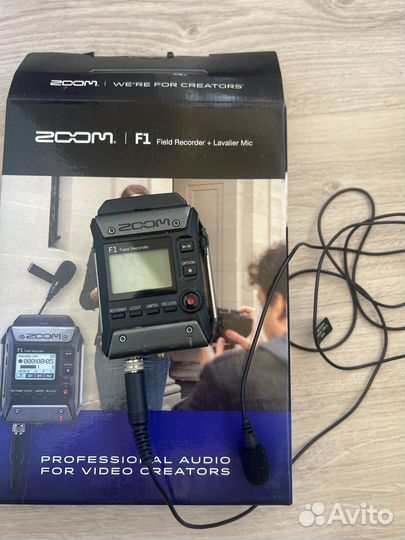 Рекордер Zoom f1 петличка и микрофон