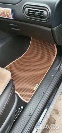 Эво коврики на hyundai solaris