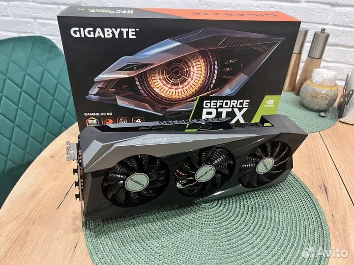 Видеокарта gigabyte GeForce RTX 3070 Ti gaming OC