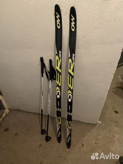 Лыжи ow glider jr, 140 + палки leki