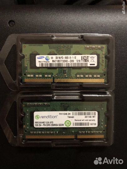 Оперативная память ddr3 4 gb для ноутбука