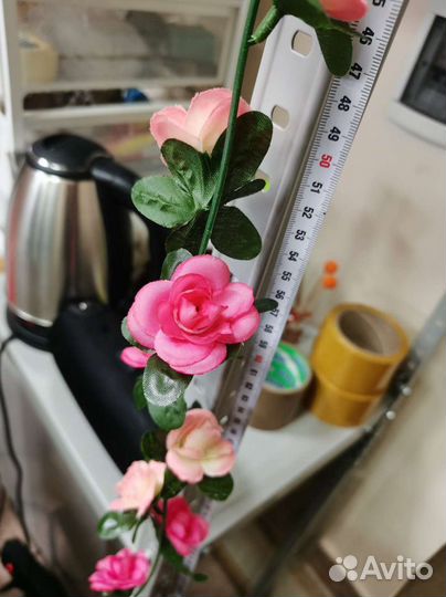 Искусственные розы искусственные цветы лианы