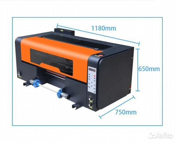 Принтер UV DTF Colors CL-0303XH, 30см, 3шт XP600