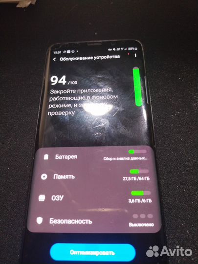 Samsung Galaxy S9 Plus, 6/64 ГБ
