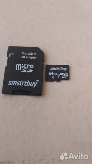 Карта памяти MicroSD 64gb