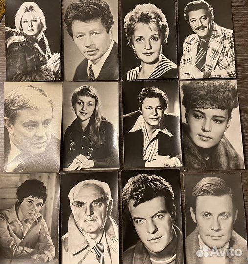 Открытки советских актеров