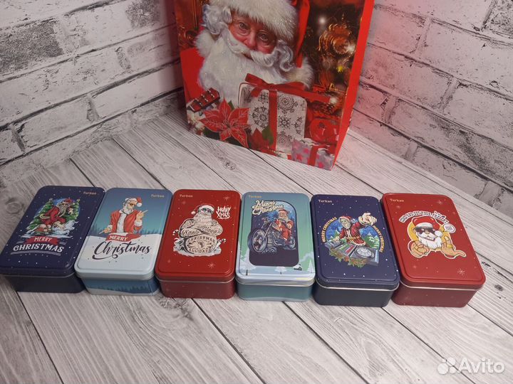 Носки высокие новогодние набор 3 пары