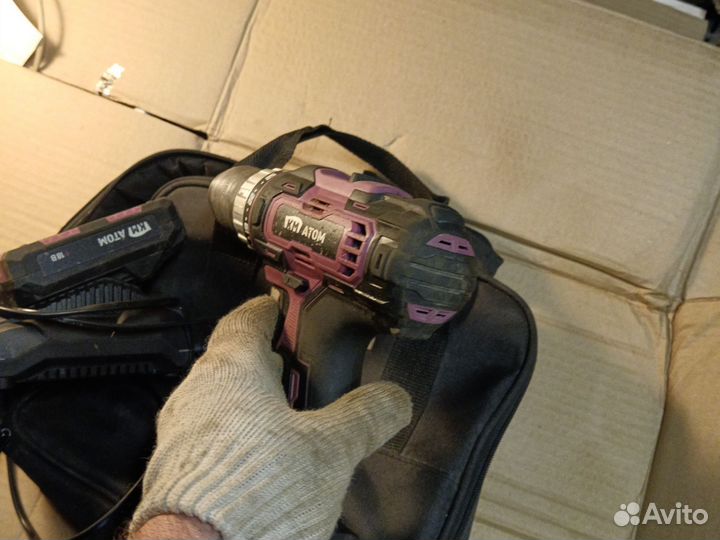 Шуруповерт км атом CD 181/2 KIT 18V