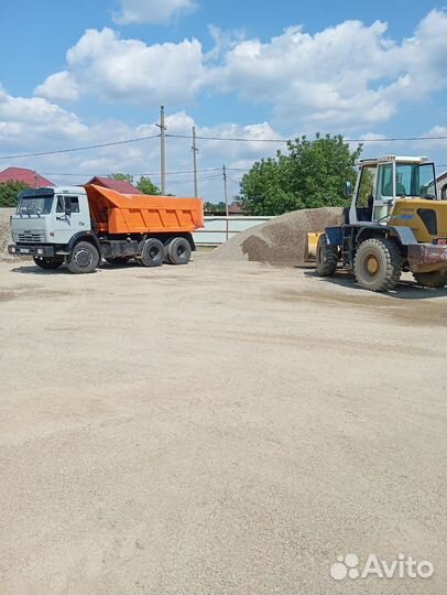 Щебень песок отсев гпс от 1 куба