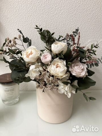 Композиция из стабилизированных цветов