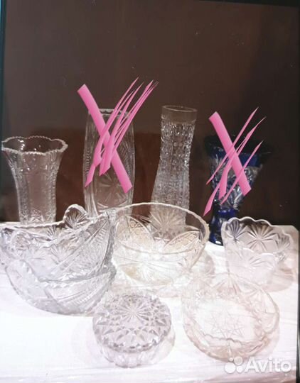 Конфетница Ваза Хрусталь