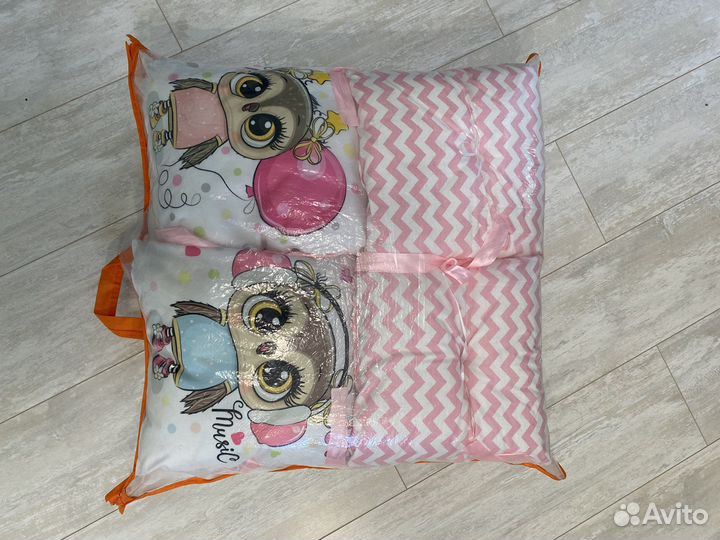 Бортики-подушки в детскую кроватку