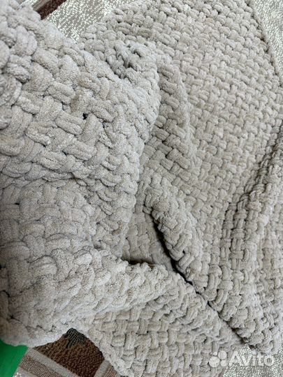 Плед детский вязаный ручная работа