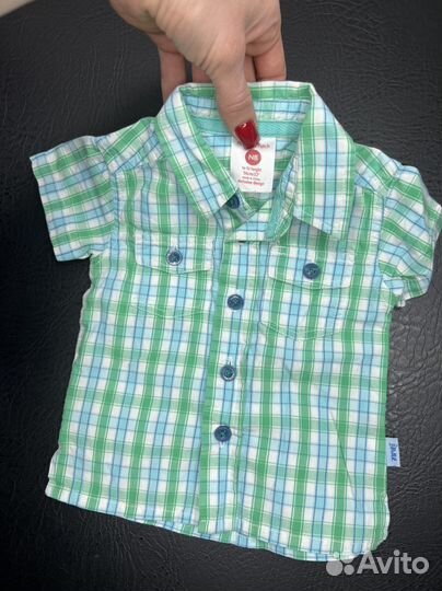 Рубашки 8 штук для самых маленьких