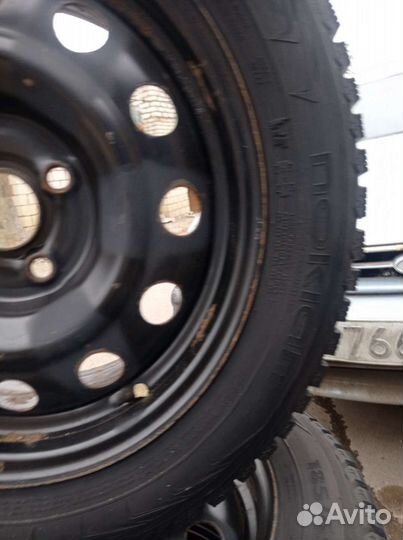 Комплект зимних колес r15 на solaris