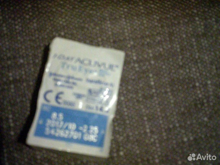 Линзы Daily -2,50 Acuvue +3,25 -6.00