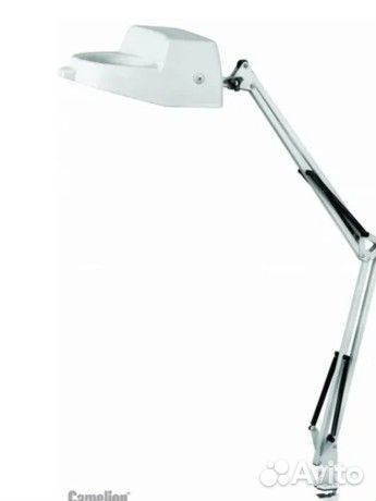Лампа лупа настольная