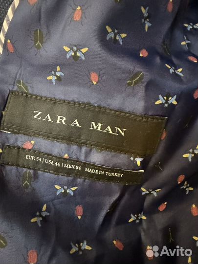 Мужской Костюм Zara пиджак брюки