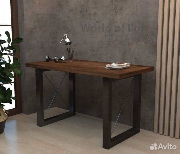 Стол компьютерный в стиле лофт