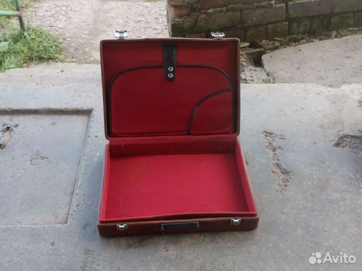 Кожаный чемодан СССР
