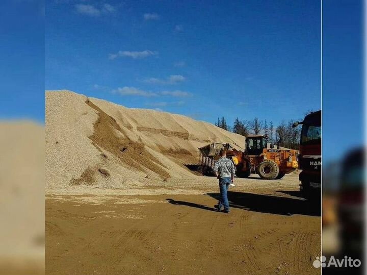 Песок мытый, сеяный