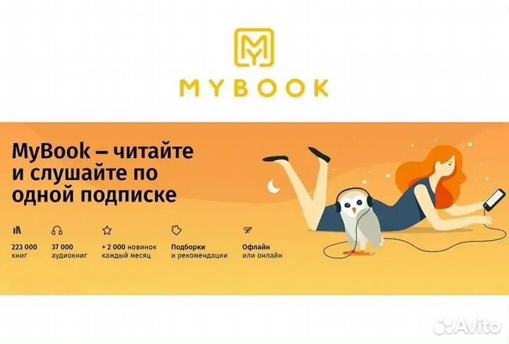Mybook premium подписка на 6 и 12 месяцев