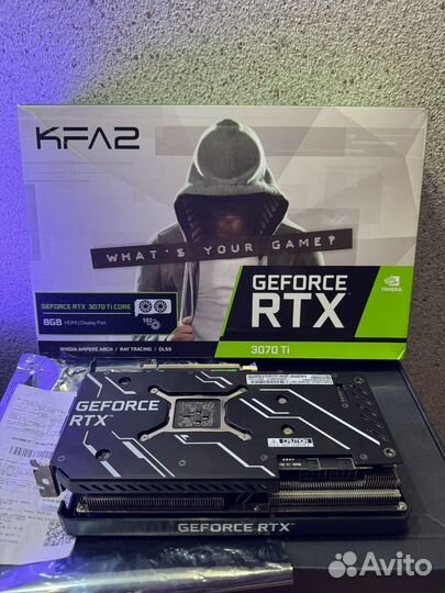 Видеокарта KFA2 GeForce RTX 3070 TI 8GB LHR