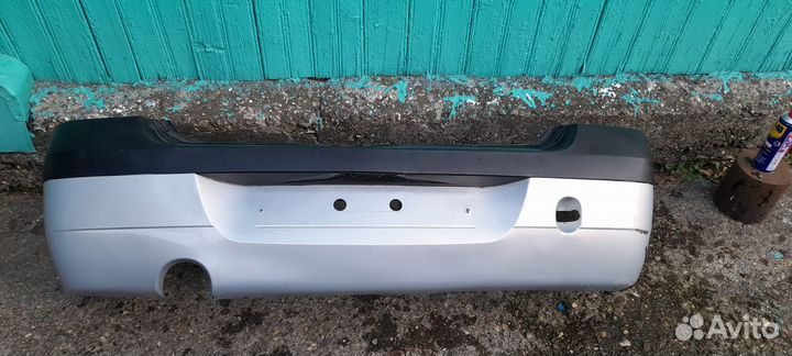 Задний бампер на renault logan 1