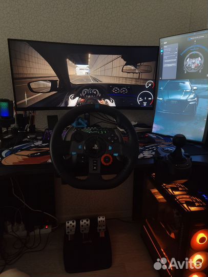 Игровой руль Logitech G29 DrivingForce + кпп