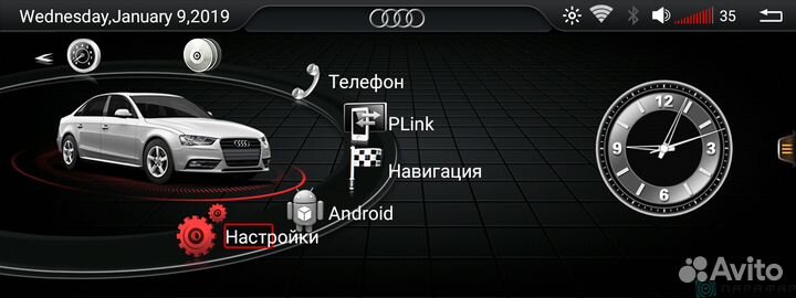 Штатная магнитола для Audi A4 2009-2012