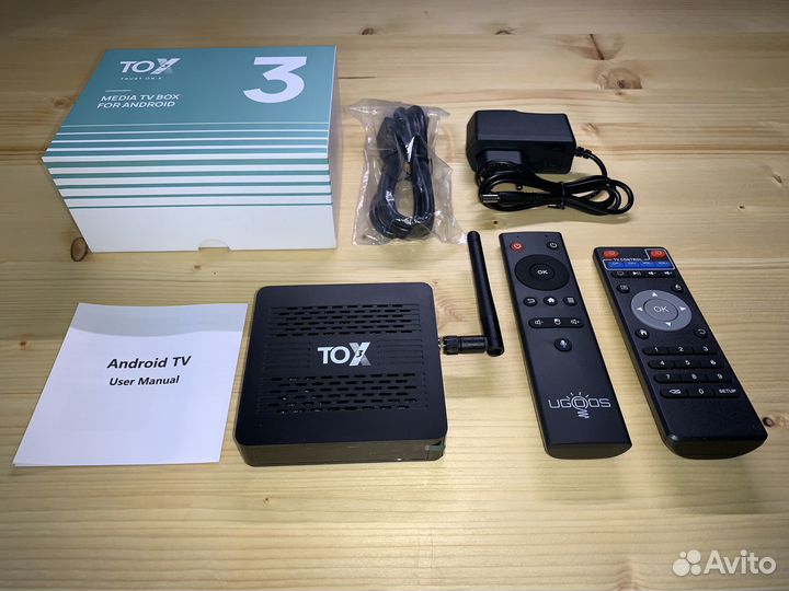 Тв приставка TOX3 на Android TV под ключ