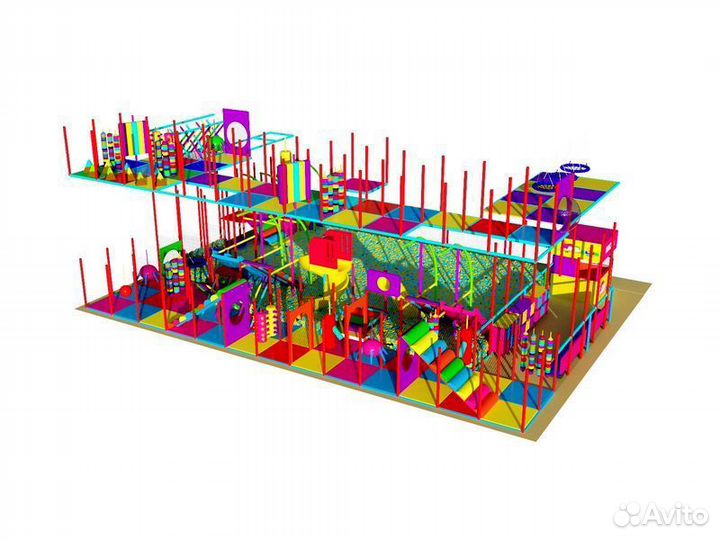 Игровой сухой аквапарк