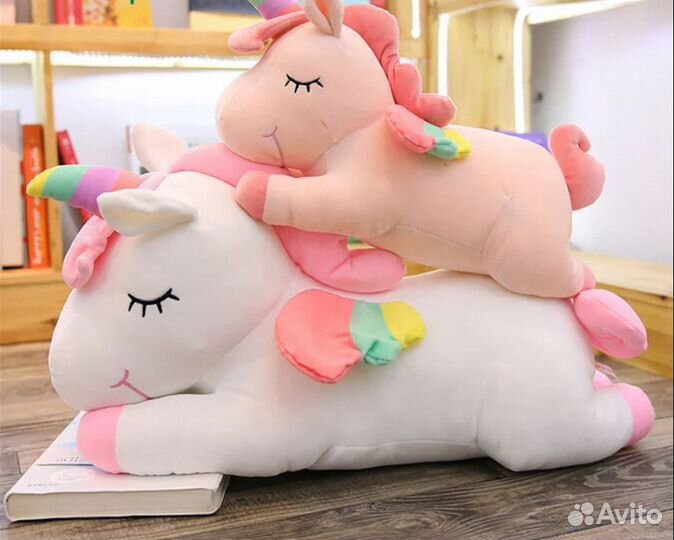 Мягкая игрушка Большой Плюшевый Единорог