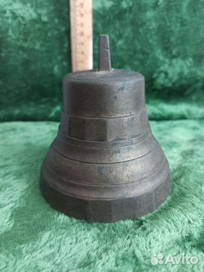 Колокольчик старинный с серебром #4