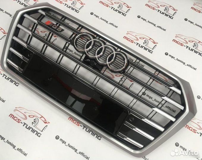 Решётка на Audi Q5 16-н.в. SQ5 Стиль 1