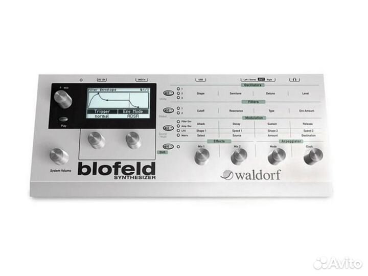 Waldorf Blofeld Desktop white синтезатор
